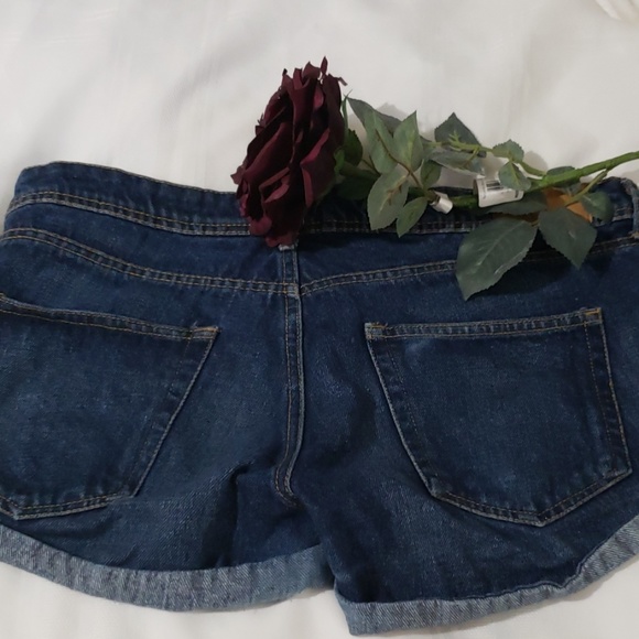 H&Mdenim shorts blue skinny low waist 40 - Picture 3 of 8